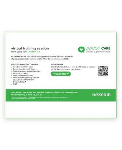 Dexcom Care Virtual Webinar Invite